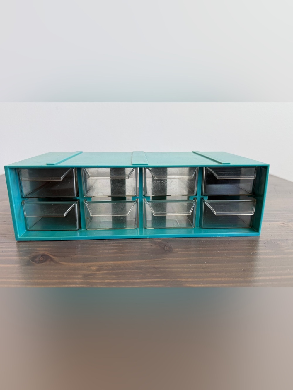 Vintage 8 drawer plastic organizer